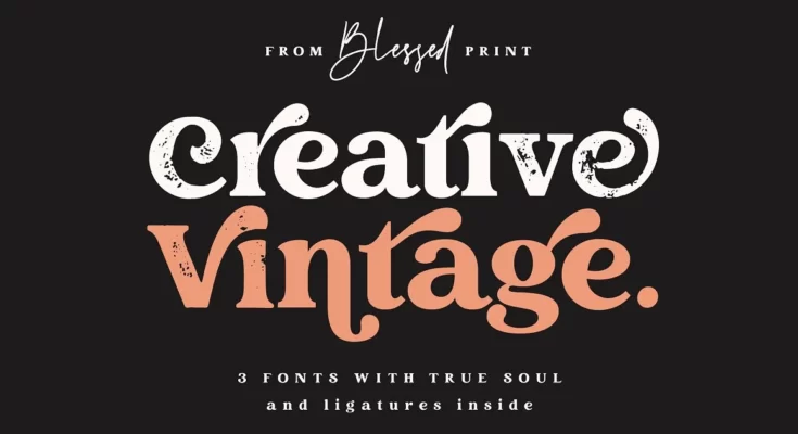 Free Creative Vintage Font Style in 2024