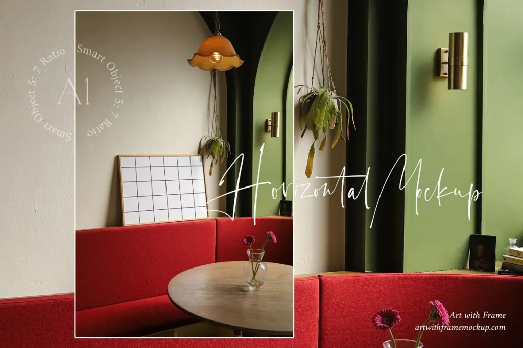 Aesthetic Paris Cafe - Frame Mockup 3