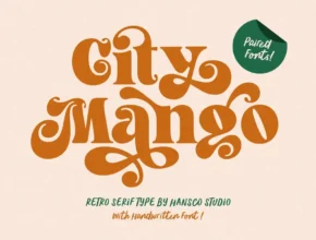 City Mango Retro Serif Font