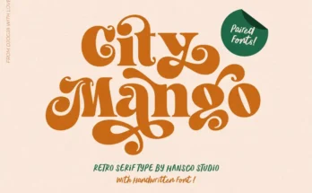 City Mango Retro Serif Font