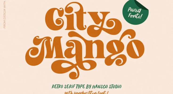 City Mango Retro Serif Font