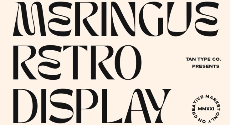 Download TAN - MERINGUE Display Font