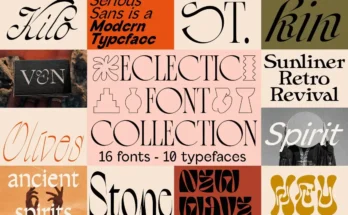 Eclectic Font Collection