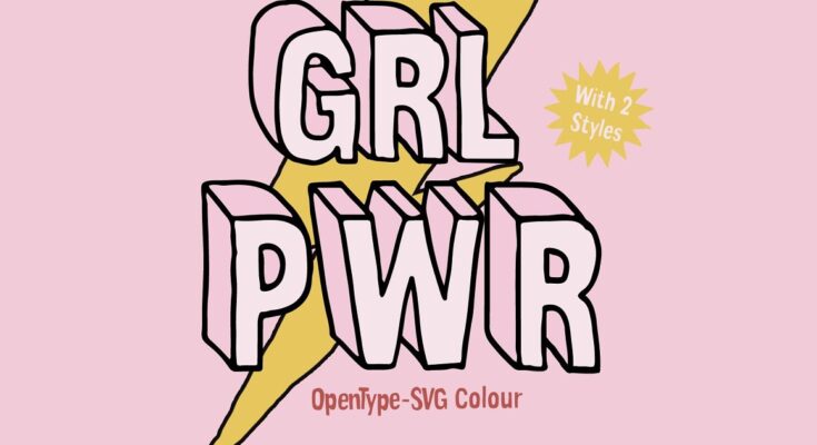 Free GRL PWR Display font Download