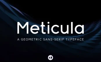 Meticula - Sans-serif Typeface