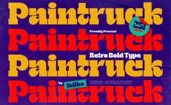 Paintruck Retro Bold Type