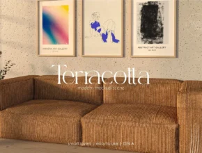 Terracotta Interior Mockup Frame