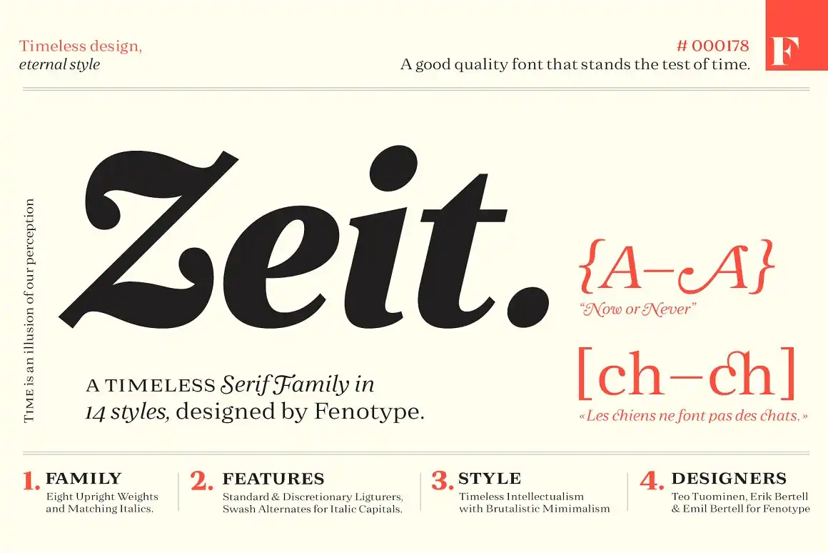 Zeit Serif Family