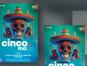 Cinco de Mayo Party Flyer Template