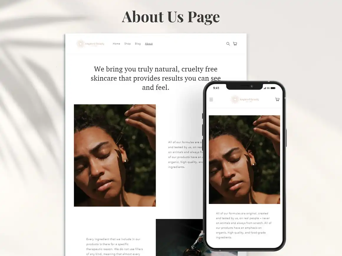 Feminine Shopify Theme