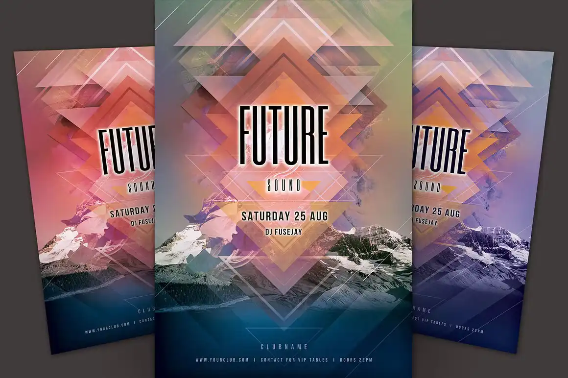 Future Sound Flyer Template