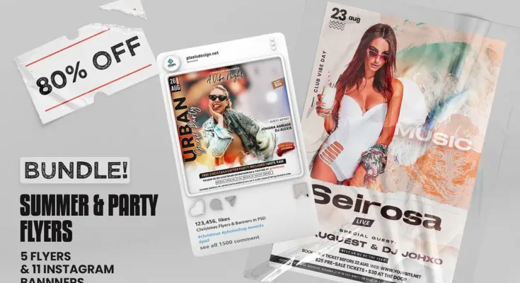 Summer Party flyer Templates