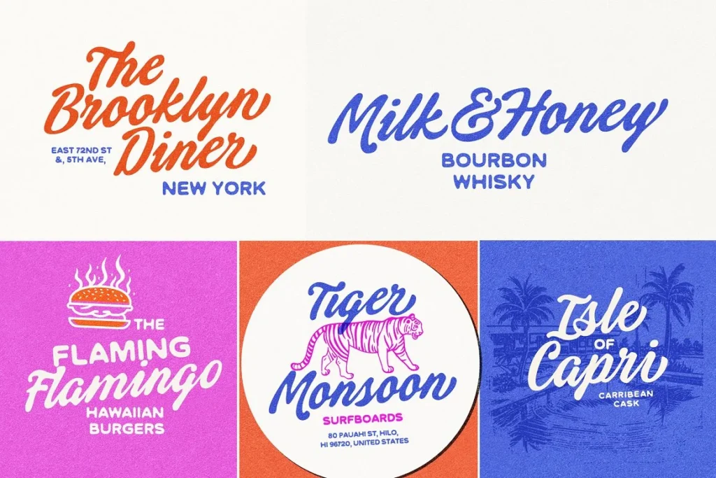 Tequila Sunrise Typeface Pack 5