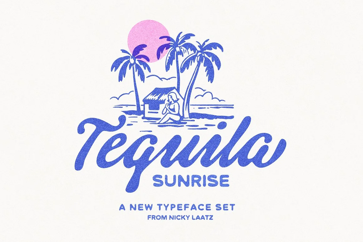 Tequila Sunrise Typeface Pack