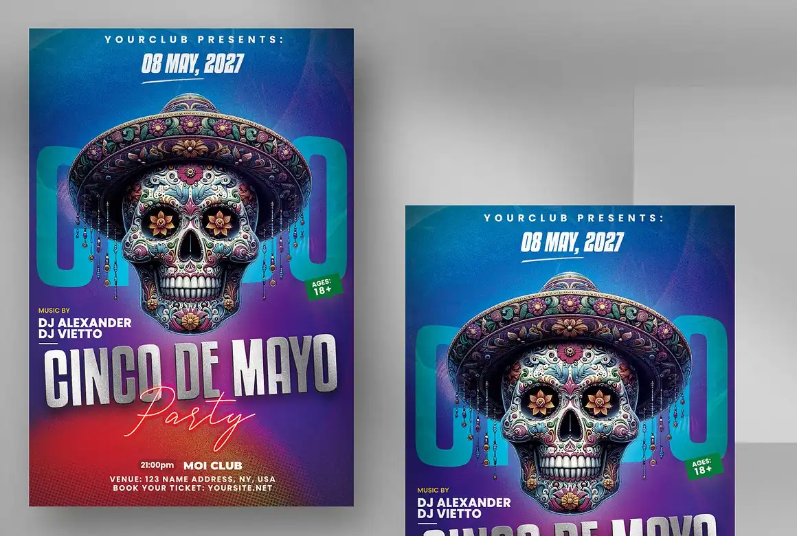 cinco de mayo flyer design